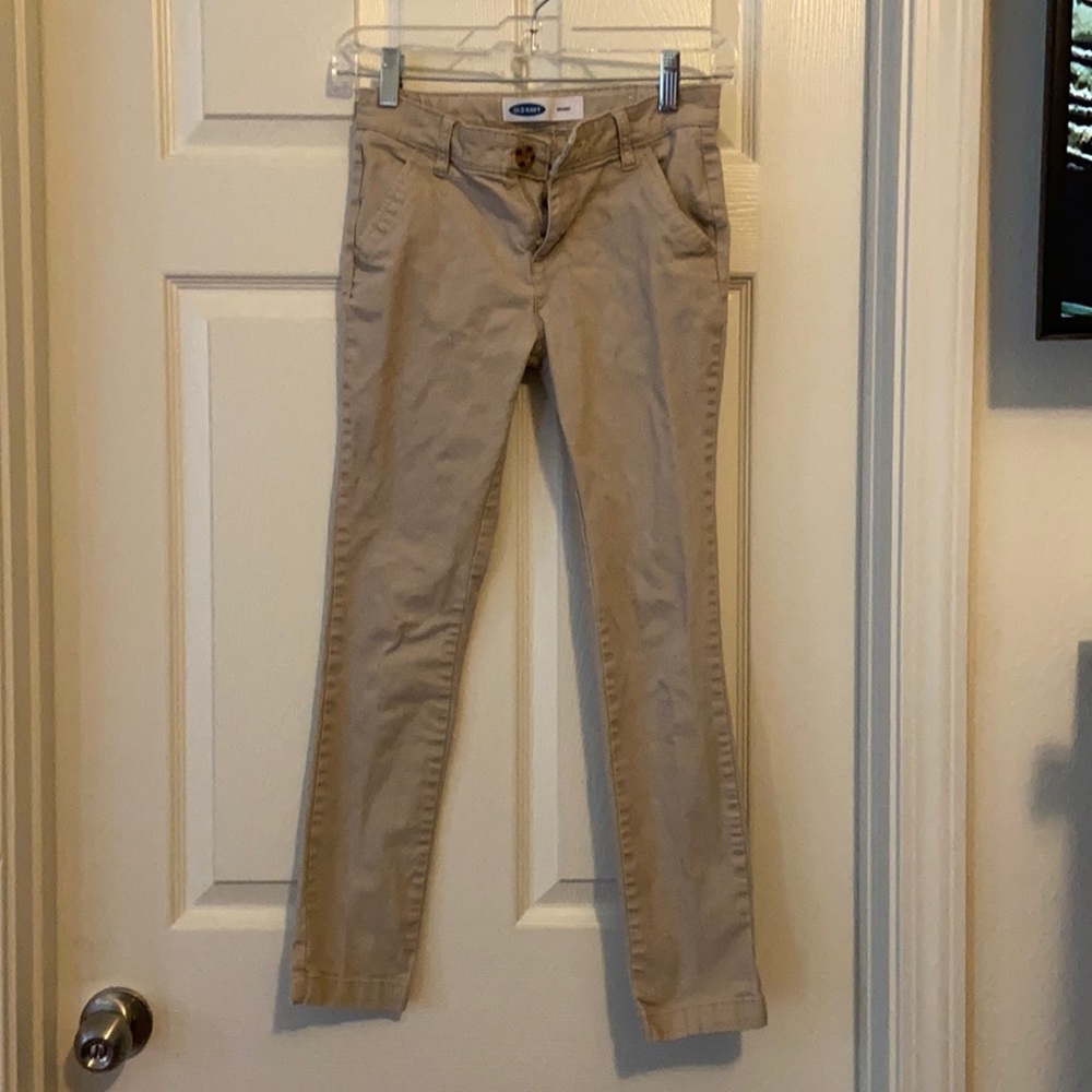 Old Navy girls size 12 skinny khaki pants